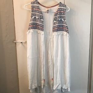 Embroidered vest